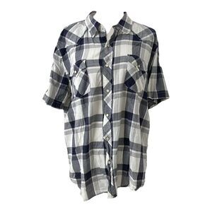 Men’s XL Western Pearl Snap Shirt Salt Vally Western Multicolor Plaid